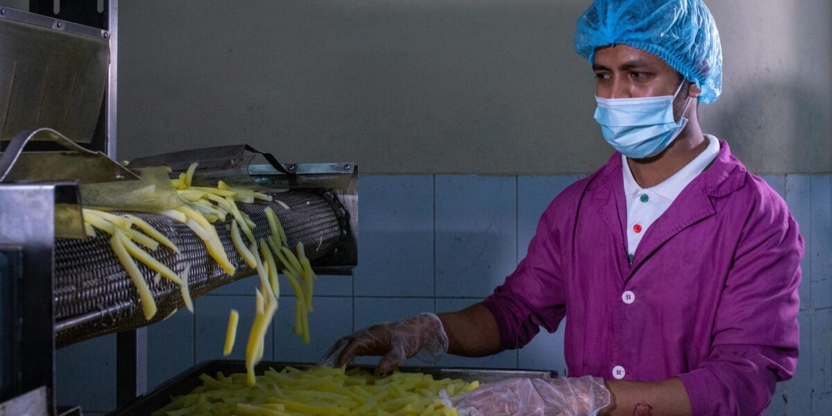 Frozen potato products