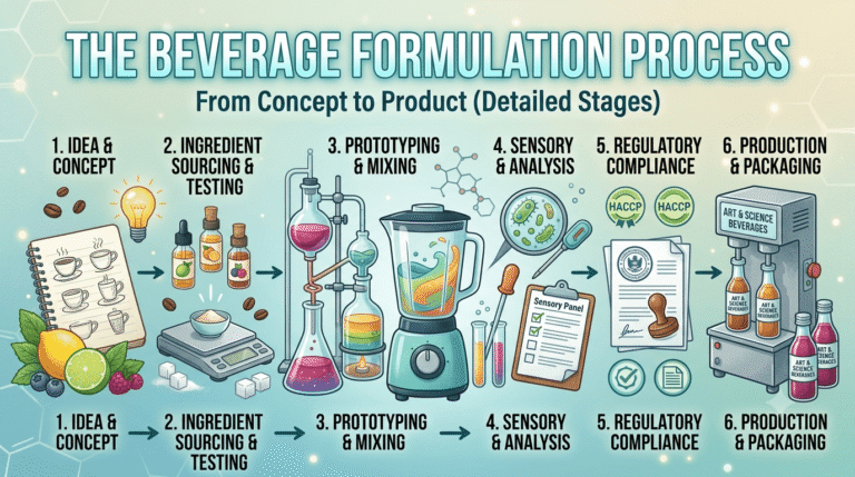 Beverage Formulation Process: Step-by-Step Guide from Idea to Commercial Production