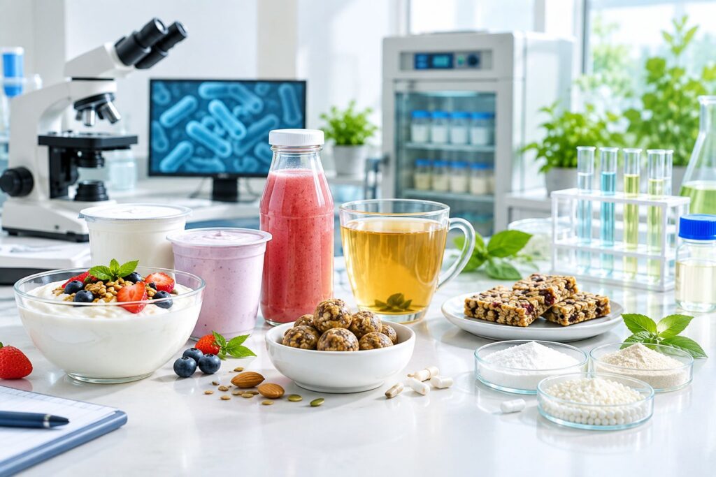 Probiotic food and beverage product development strategies