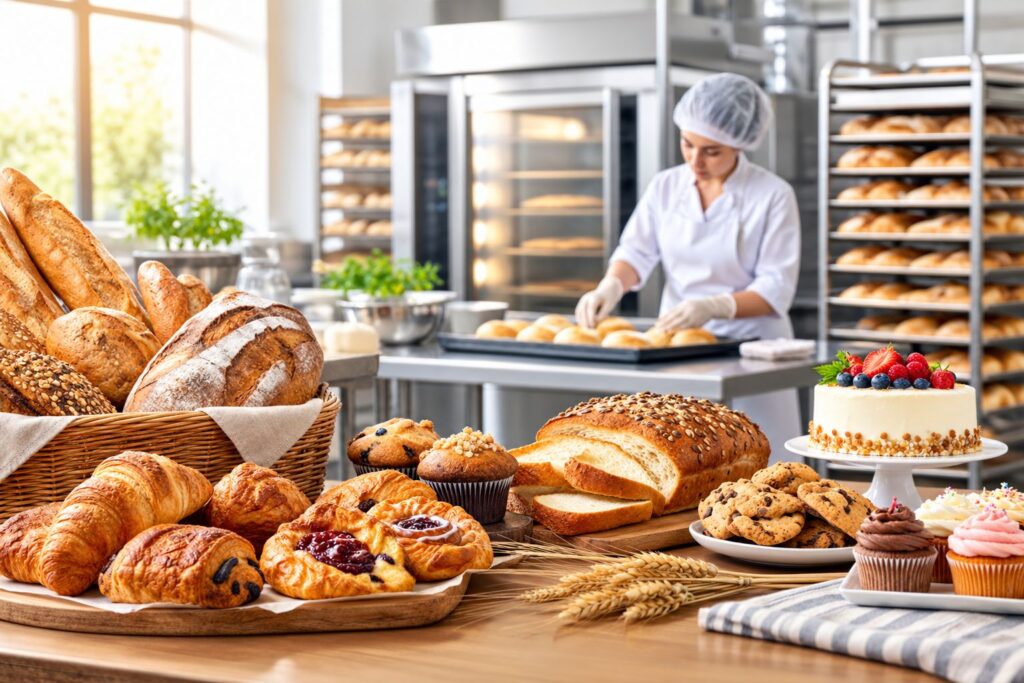 Indian bakery market trends featuring breads, pastries, croissants, muffins and cakes